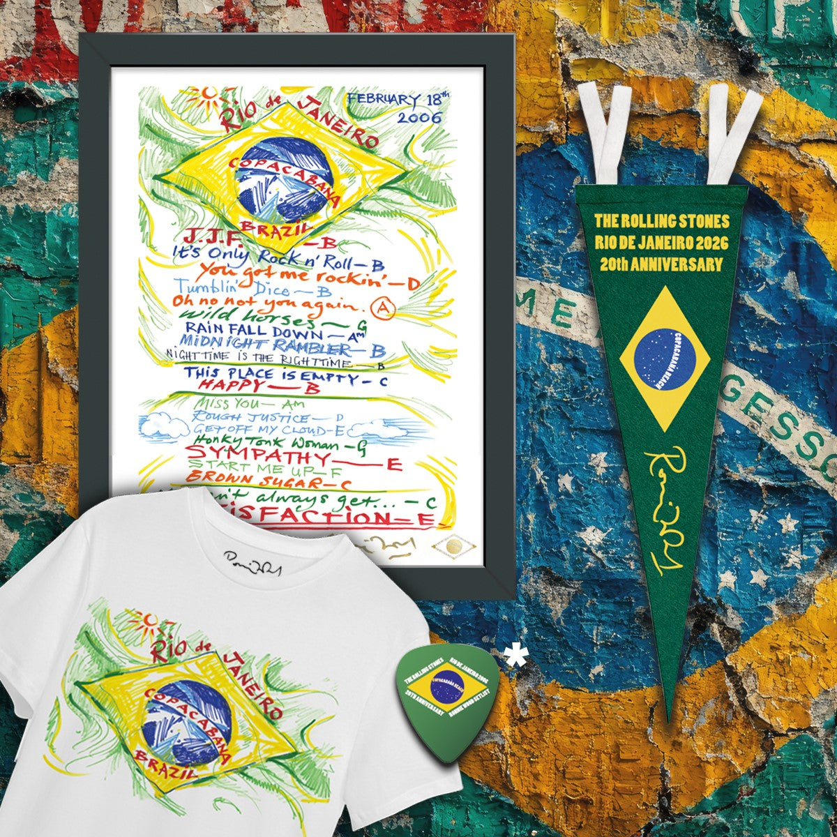 Copacabana 2006 Anniversary Set List - Ronnie Wood UK