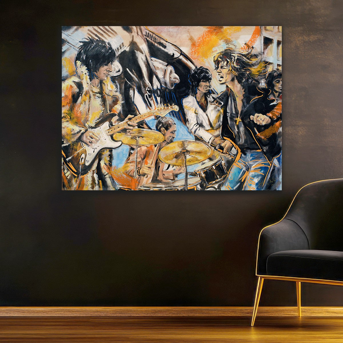 Ronnie Wood - Flatbed '75 30 Year Anniversary Canvas