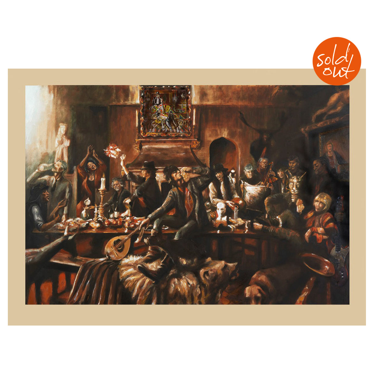 Ronnie Wood - BEGGARS BANQUET TODAY I (Large Size)