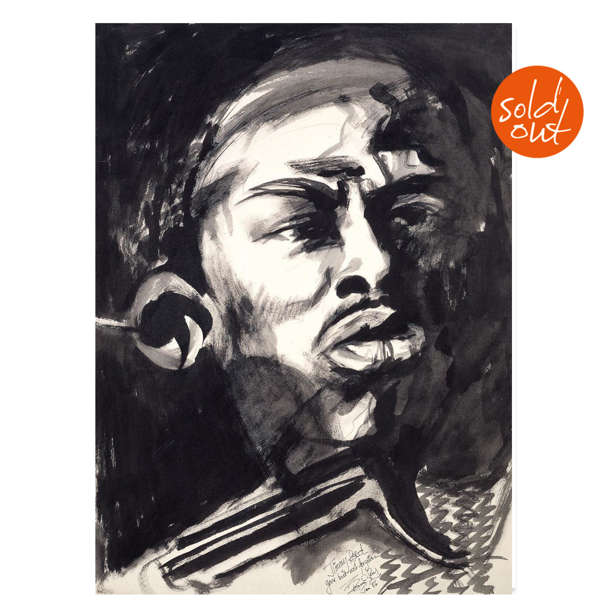 Ronnie Wood - Jimmy Reed Art Print