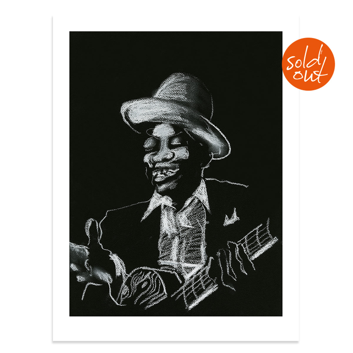Ronnie Wood - John Lee Art Print