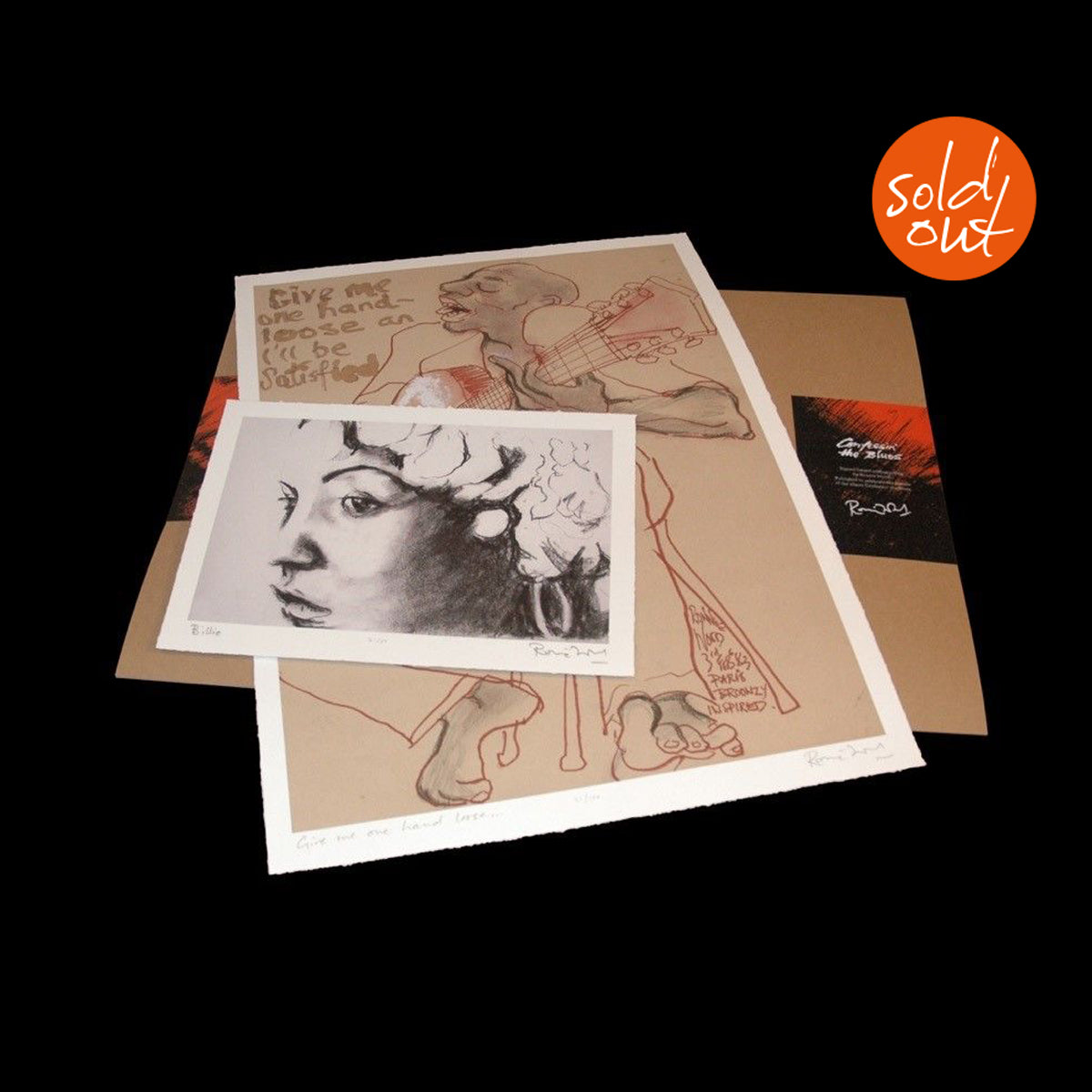 Ronnie Wood - Limited Edition Art Print Folio Set