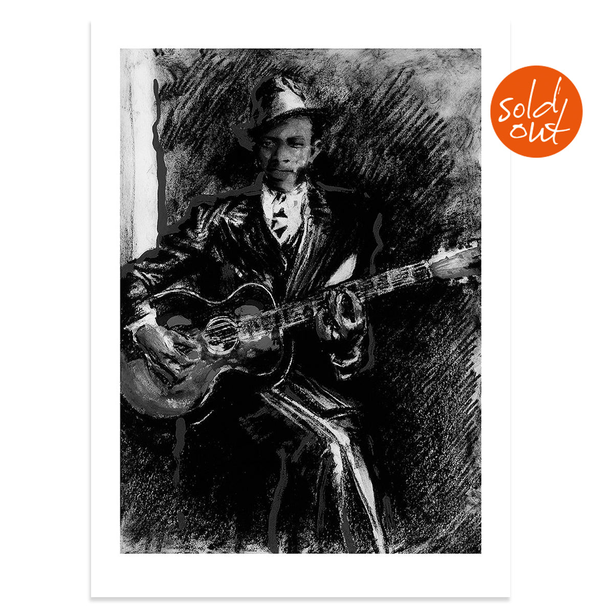Ronnie Wood - Robert Johnson Art Print
