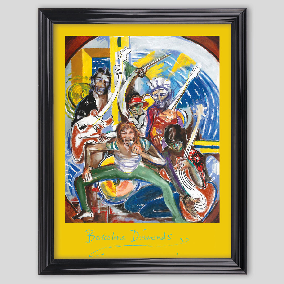 Ronnie Wood - Barcelona Diamonds (Large Size)
