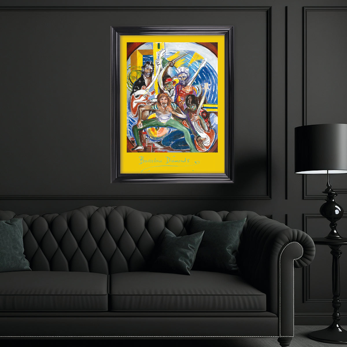 Ronnie Wood - Barcelona Diamonds (Large Size)