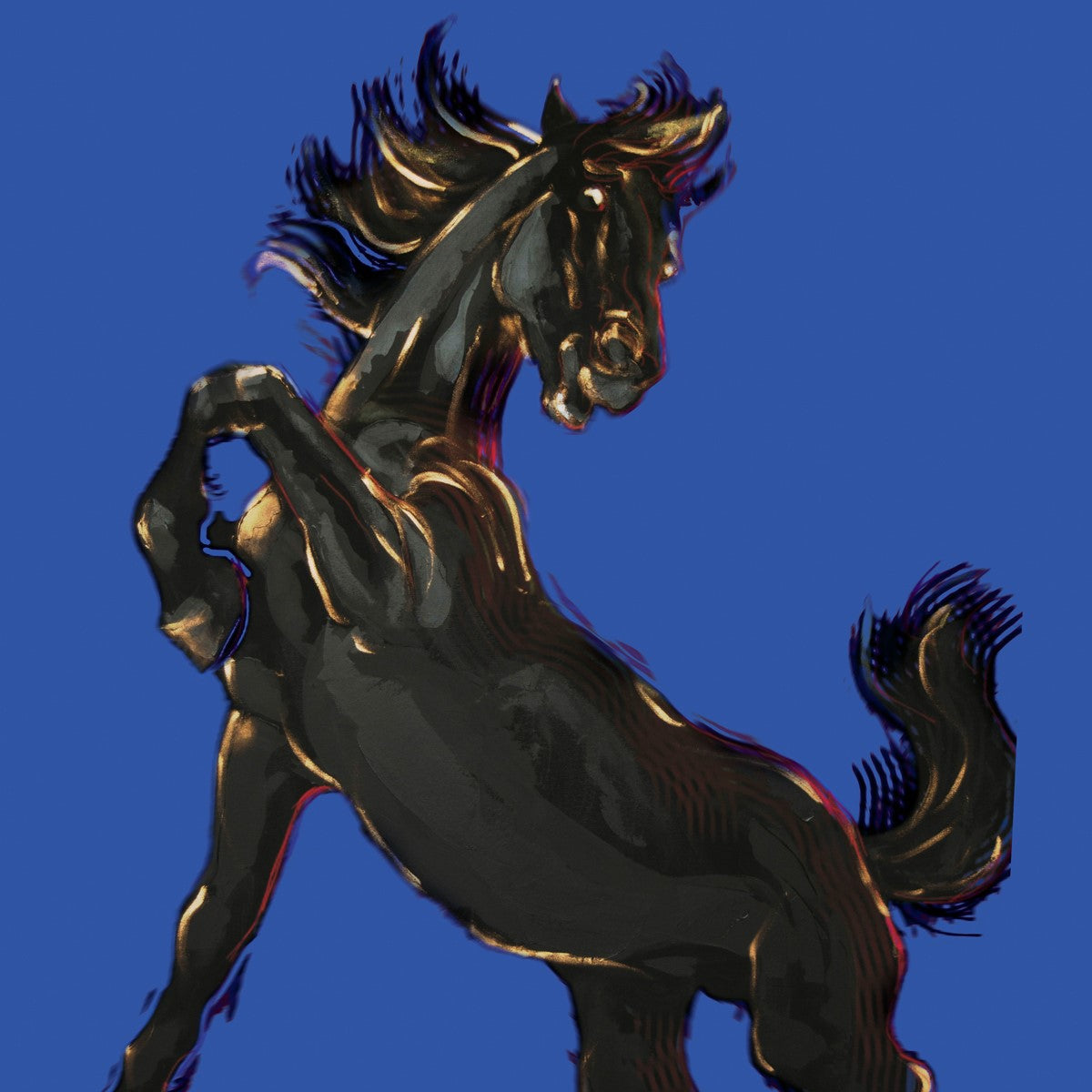 Ronnie Wood - Wild Horses Blue Tee