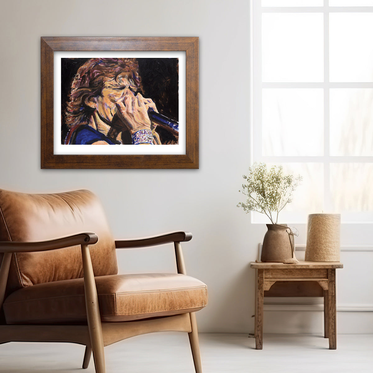 Ronnie Wood - Mick with Harmonica - Collectors Series