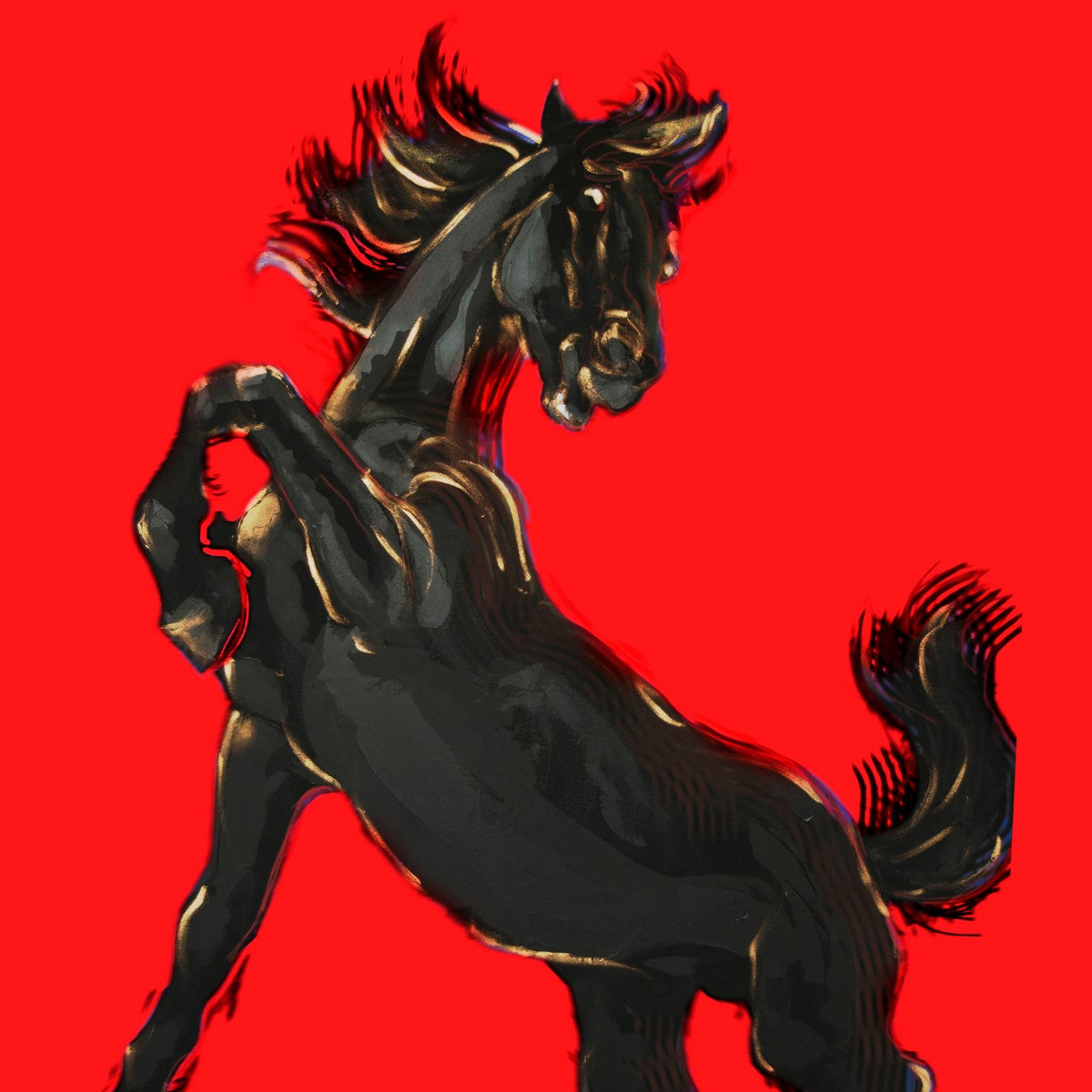 Ronnie Wood - Wild Horses Red Tee