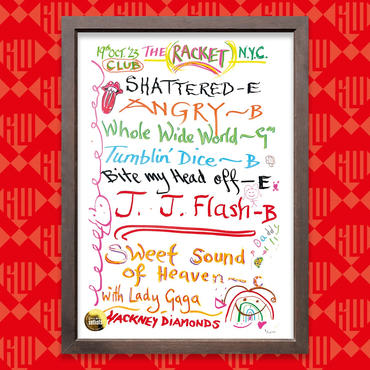 Ronnie Wood - The Racket N.Y.C Album Launch Show Setlist