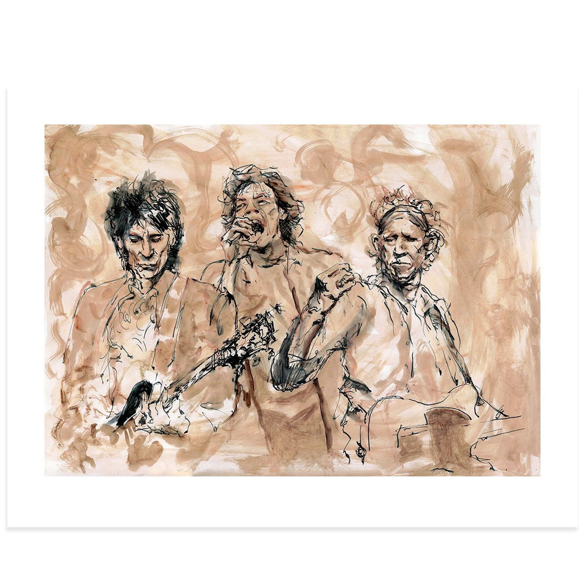 Ronnie Wood - Ronnie, Mick, Keith