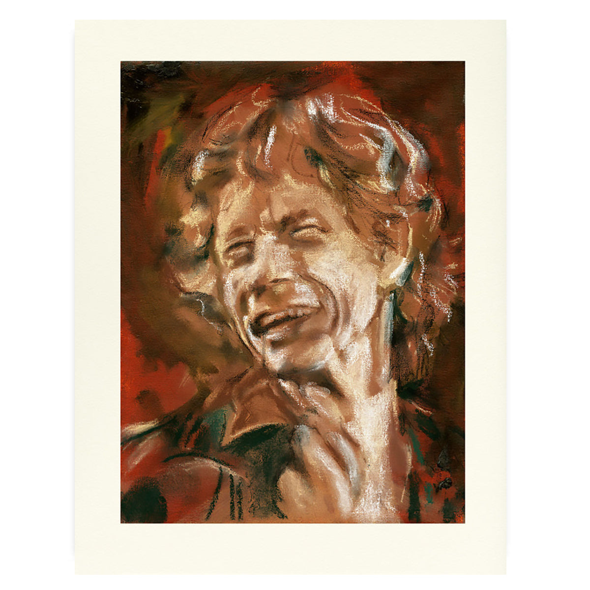 Ronnie Wood - Wall Study - Mick 2021 Edition