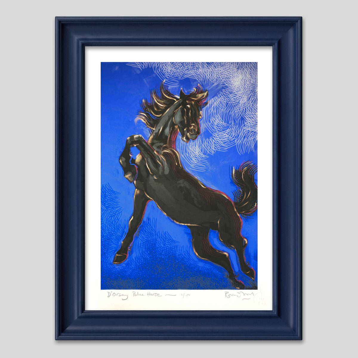 D'Orsay Blue Horse