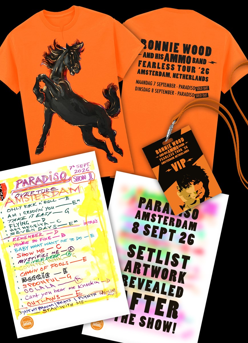Paradiso Amsterdam VIP Collectors Setlist Bundle