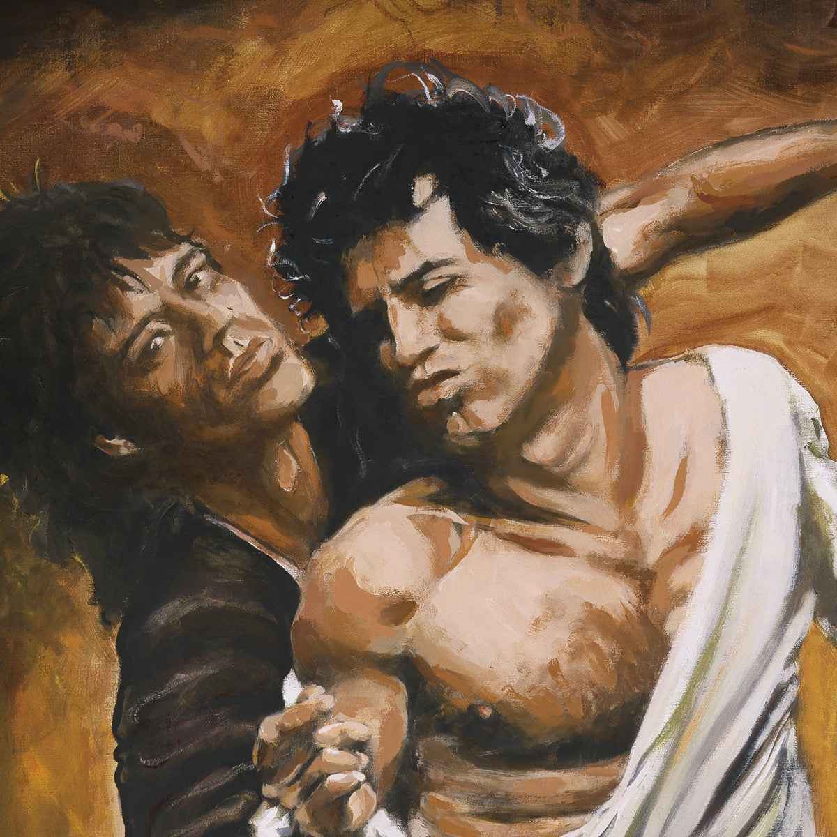 Ronnie Wood - Mick & Keith Onstage '91 Canvas