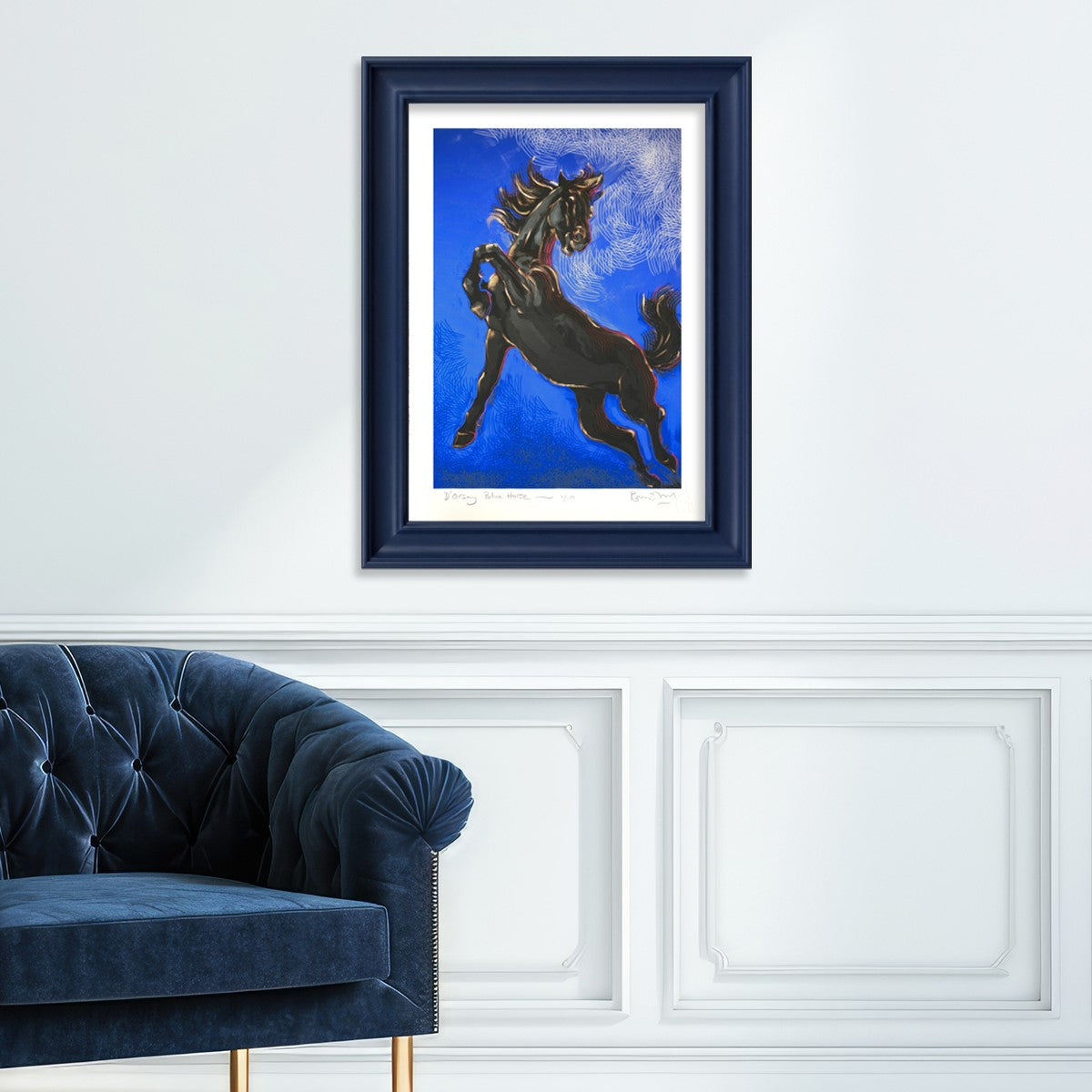 Ronnie Wood - D’orsay Blue Horse