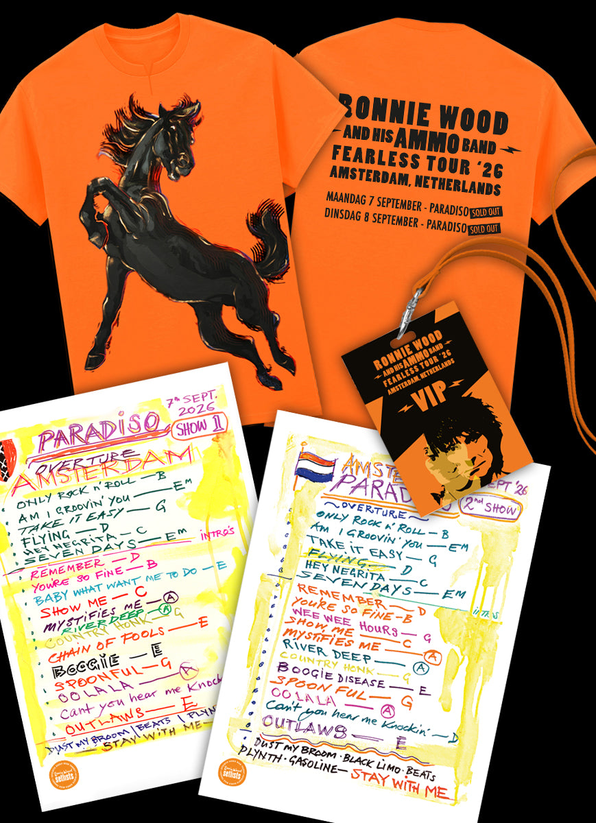 Paradiso Amsterdam VIP Collectors Setlist Bundle