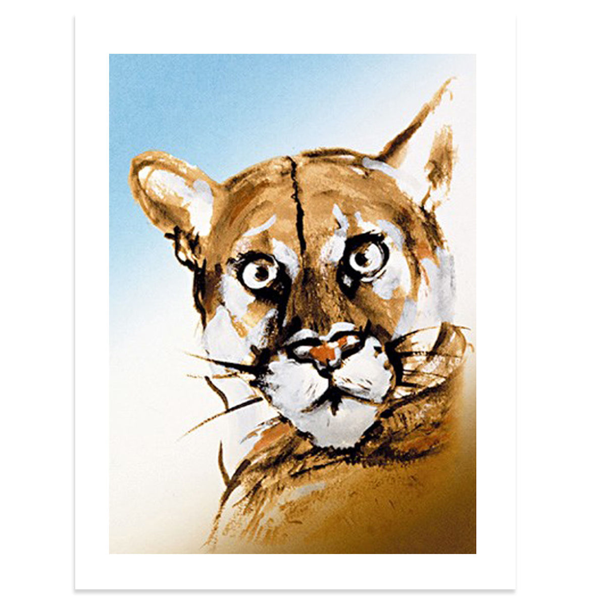 Ronnie Wood - Florida Panther - Screenprint, 1995