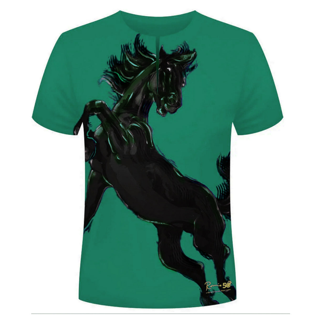 Ronnie Wood - Wild Horses Green Tee