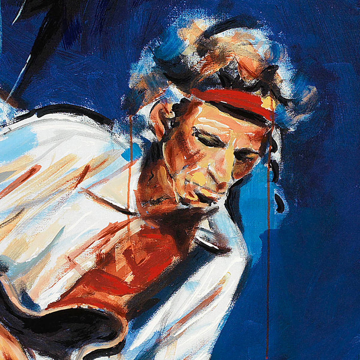 Ronnie Wood - Pensive II Canvas