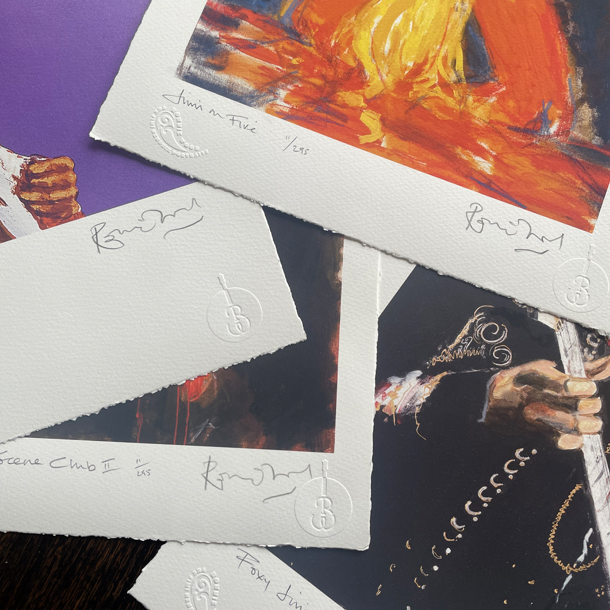 Ronnie Wood - Purple Hendrix (A3 Print Edition)