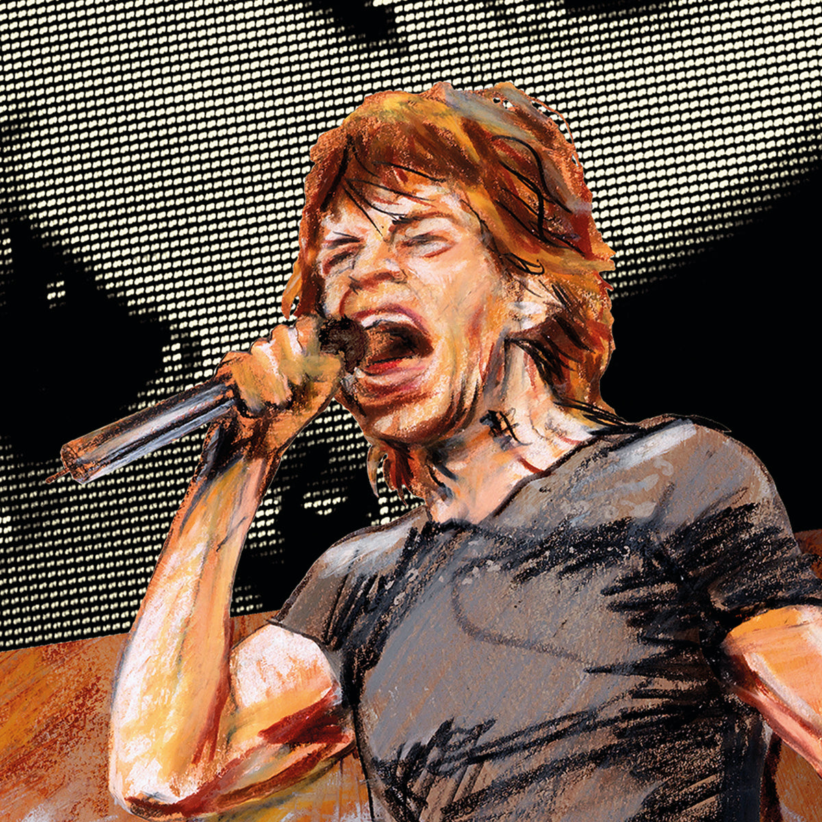 Ronnie Wood - 'Burning' 3 Print Bundle Collectors Series
